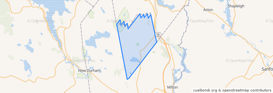 Mapa de ubicacion de Middleton.