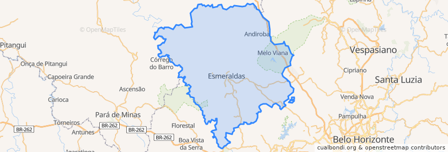 Mapa de ubicacion de Esmeraldas.