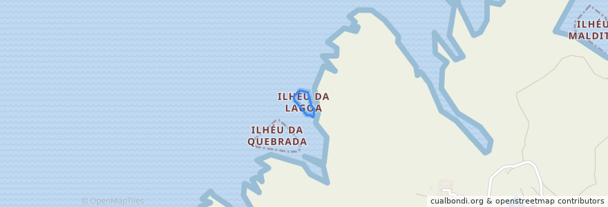 Mapa de ubicacion de Ilhéu da Lagoa.