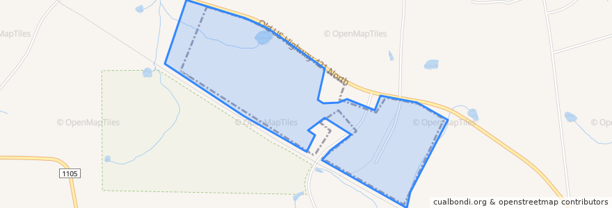 Mapa de ubicacion de Town of Siler City.