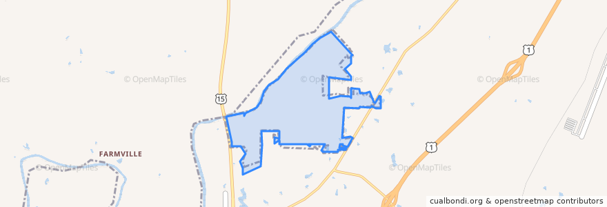 Mapa de ubicacion de City of Sanford.