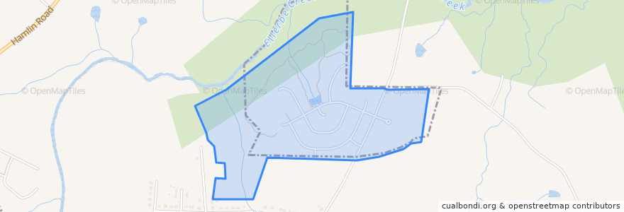 Mapa de ubicacion de City of Durham.