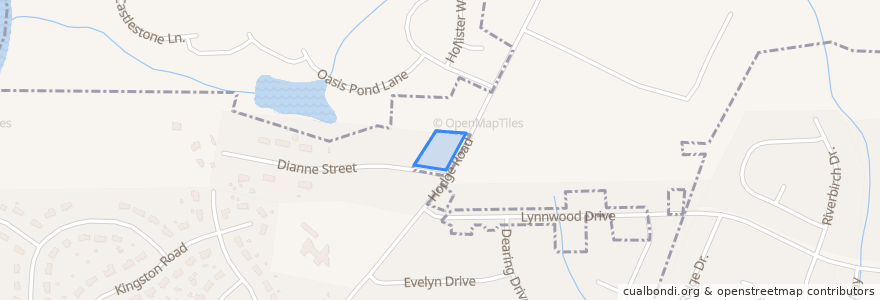 Mapa de ubicacion de Town of Knightdale.