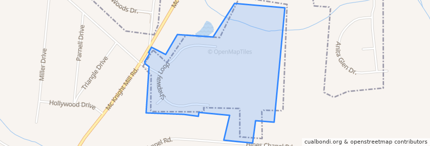 Mapa de ubicacion de City of Greensboro.