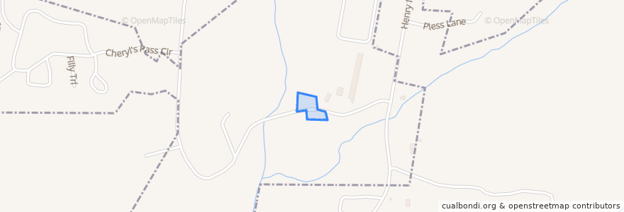 Mapa de ubicacion de Love Valley.