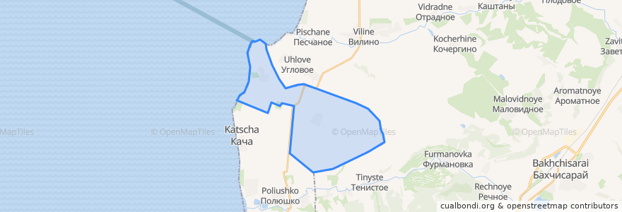 Mapa de ubicacion de Андреевский округ.