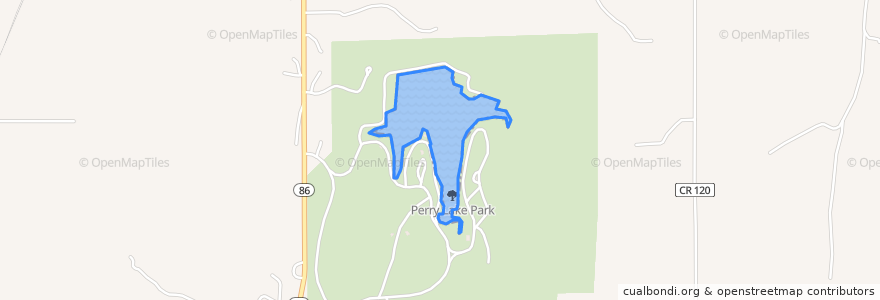 Mapa de ubicacion de CCC Lake.