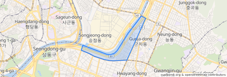 Mapa de ubicacion de Songjeong-dong.