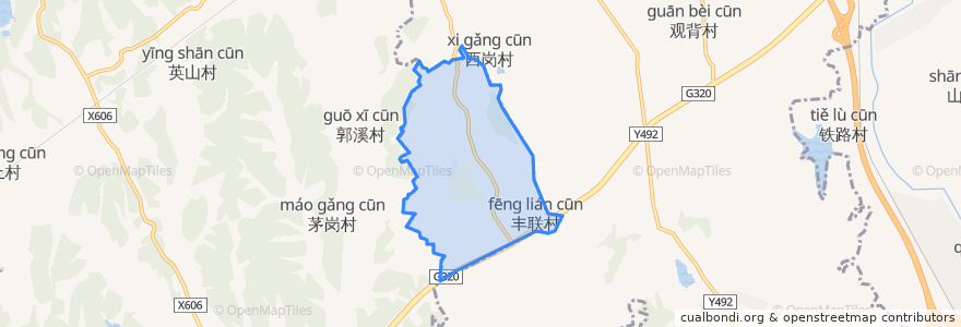 Mapa de ubicacion de 新丰垦殖场.