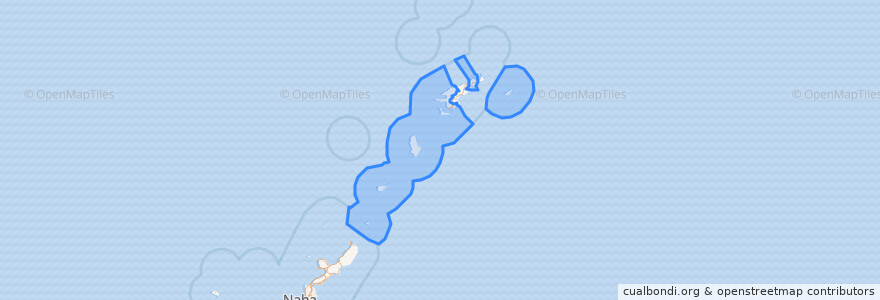 Mapa de ubicacion de District d'Oshima.