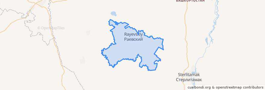 Mapa de ubicacion de Альшеевский район.