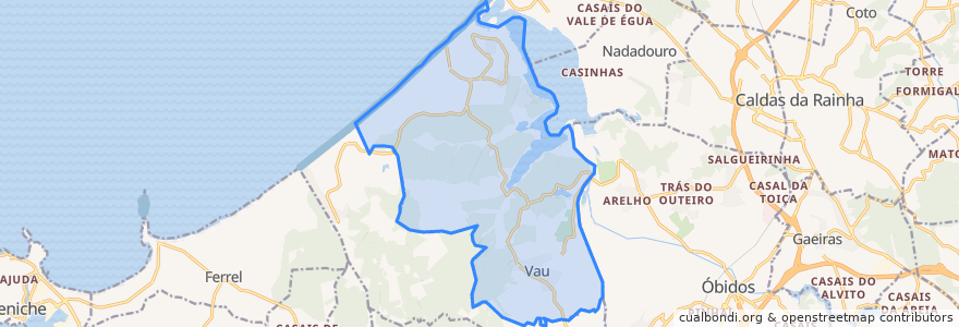 Mapa de ubicacion de Vau.