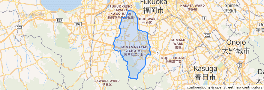 Mapa de ubicacion de 城南区.