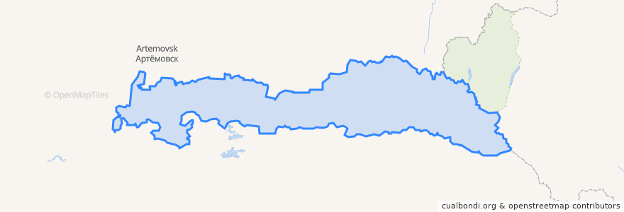 Mapa de ubicacion de Кордовский сельсовет.