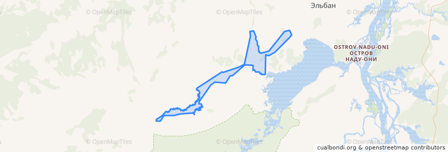 Mapa de ubicacion de Болоньское сельское поселение.