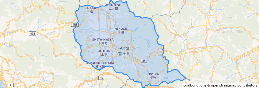 Mapa de ubicacion de 西松浦郡.