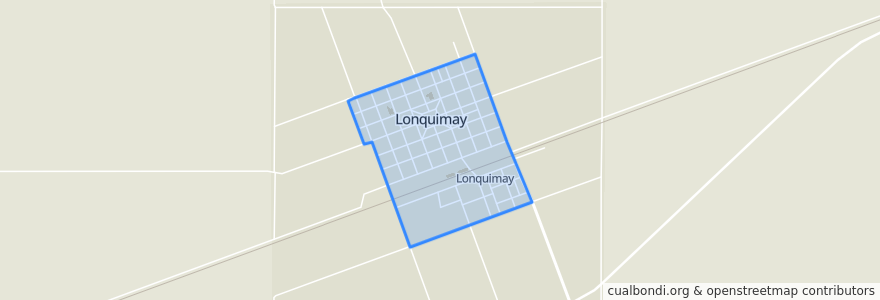 Mapa de ubicacion de Lonquimay.