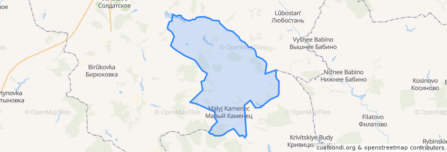 Mapa de ubicacion de Сторожевский сельсовет.