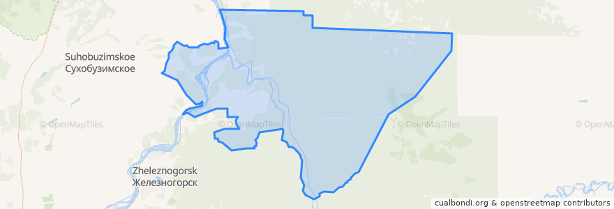 Mapa de ubicacion de Кононовский сельсовет.