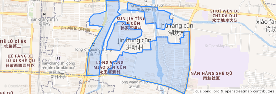 Mapa de ubicacion de 上海路街道.