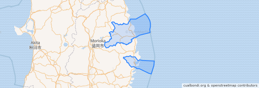 Mapa de ubicacion de Shimohei County.