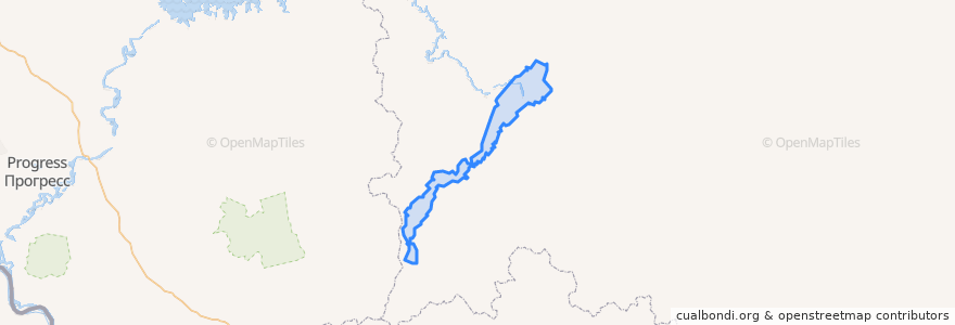 Mapa de ubicacion de Тырминское сельское поселение.