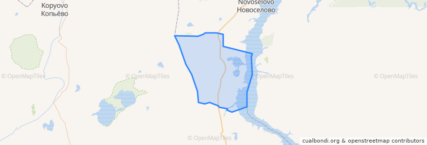 Mapa de ubicacion de Сарагашский сельсовет.