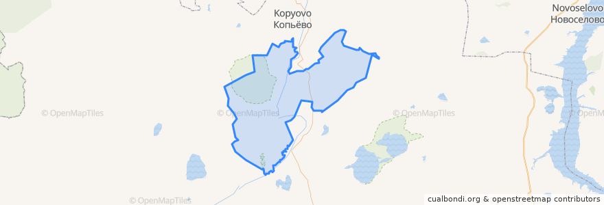 Mapa de ubicacion de Красноиюсский сельсовет.