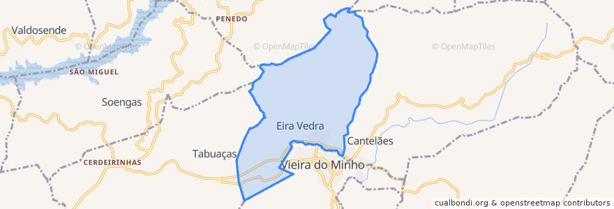 Mapa de ubicacion de Eira Vedra.