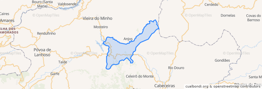 Mapa de ubicacion de Rossas.