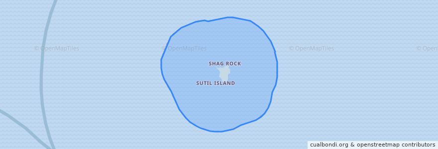 Mapa de ubicacion de Waters of Santa Barbara Island.