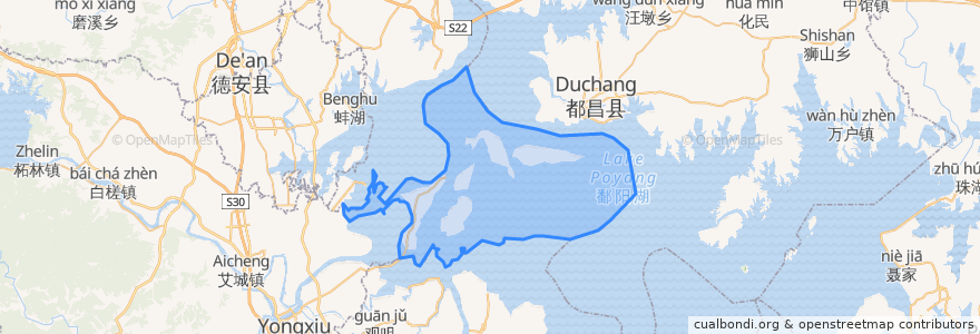 Mapa de ubicacion de 吴城镇.