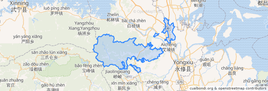 Mapa de ubicacion de 云山企业集团.