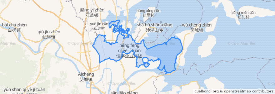 Mapa de ubicacion de 恒丰企业集团.