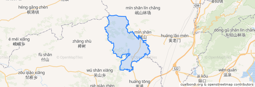 Mapa de ubicacion de 林泉乡.