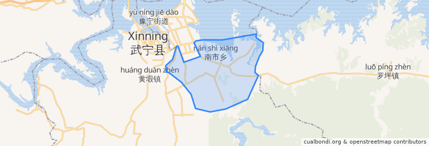 Mapa de ubicacion de 万福经济技术开发区.