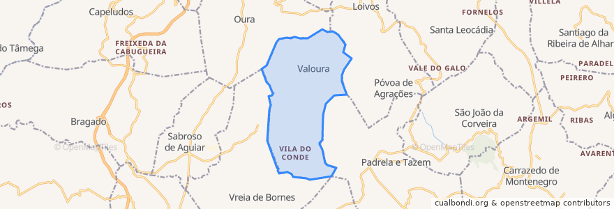 Mapa de ubicacion de Valoura.