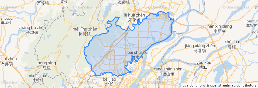 Mapa de ubicacion de 南昌经开区.