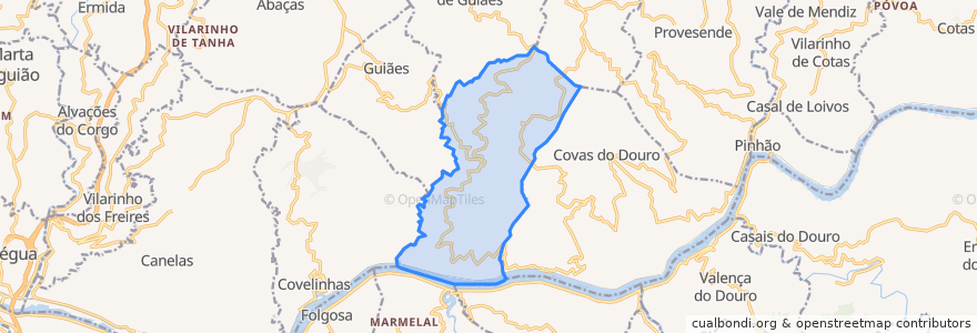 Mapa de ubicacion de Gouvinhas.