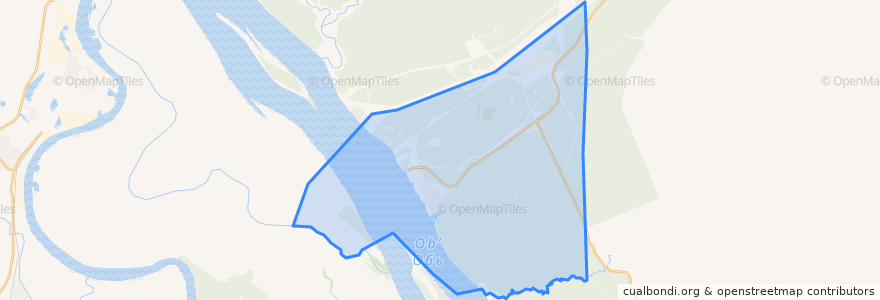 Mapa de ubicacion de городское поселение Андра.