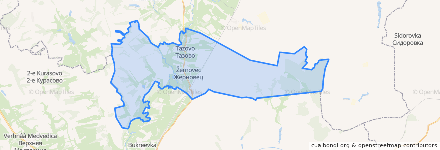 Mapa de ubicacion de Тазовский сельсовет.