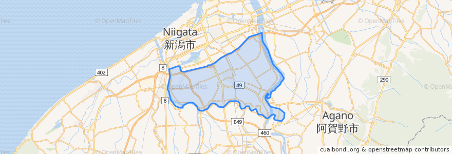 Mapa de ubicacion de 江南区.