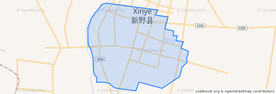 Mapa de ubicacion de 汉城街道.