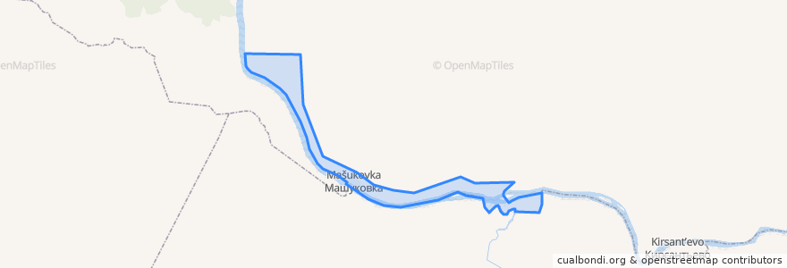 Mapa de ubicacion de Машуковский сельсовет.