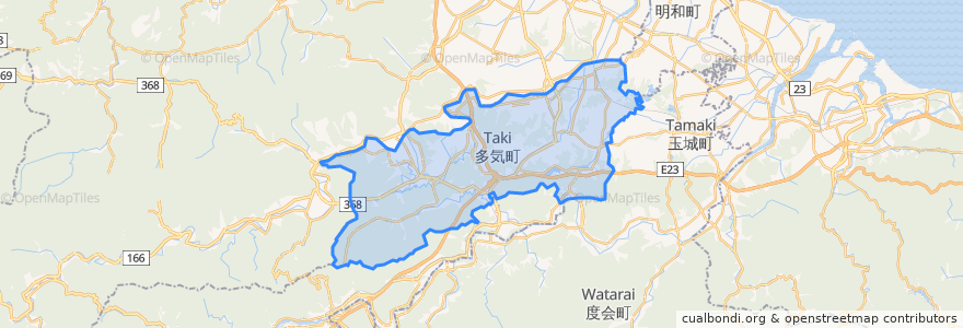 Mapa de ubicacion de 多気町.