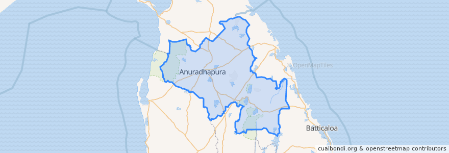 Mapa de ubicacion de Nord-Zentralprovinz.