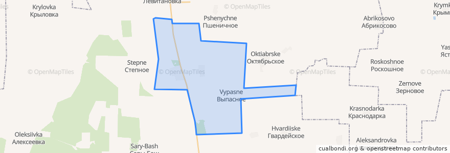 Mapa de ubicacion de Гришинское сельское поселение.