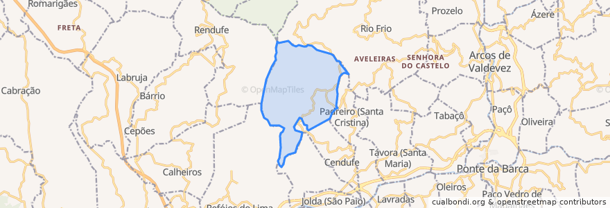 Mapa de ubicacion de Miranda.