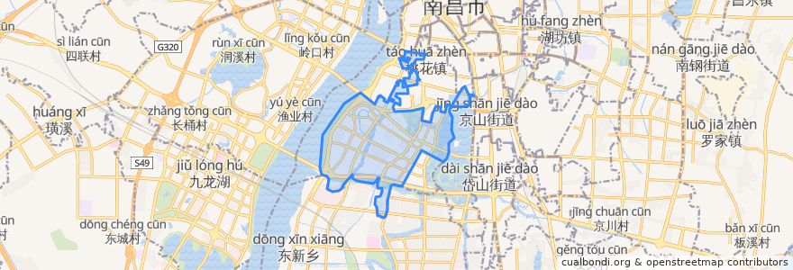 Mapa de ubicacion de 朝农街道.