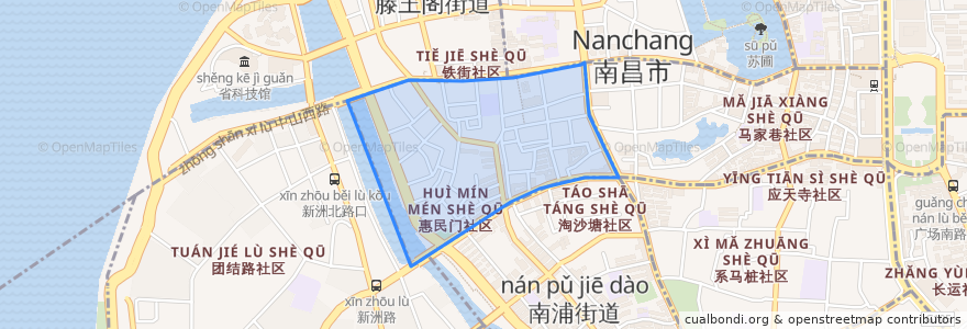 Mapa de ubicacion de 广润门街道.